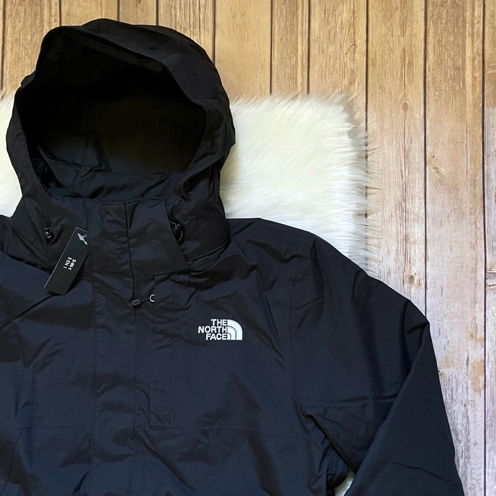 The North Face Black Hooded 3-in-1 Insulated Raincoat - Picture 4 of 11